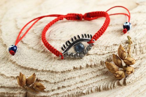 Handmade woven string bracelet textile friendship bracelet casual jewelry - MADEheart.com