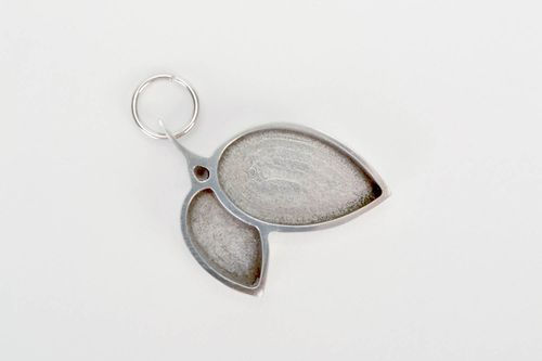 Accessory for jewelry metal small leaves handmade blank for bijouterie making - MADEheart.com