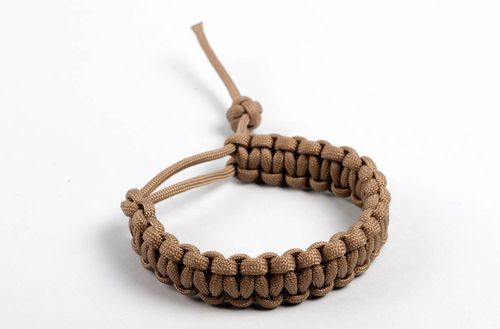 Stylish handmade woven bracelet paracord bracelet textile jewelry designs - MADEheart.com
