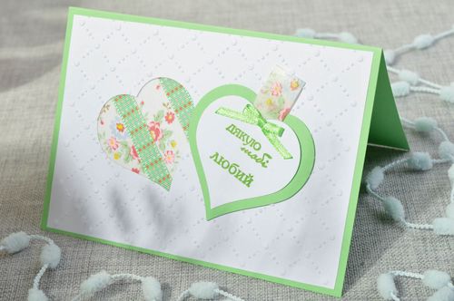 Handmade greeting card handmade postcards souvenir ideas gifts for him - MADEheart.com