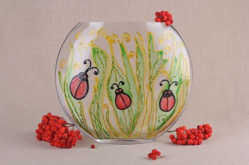 Bemalte Vase - MADEheart.com