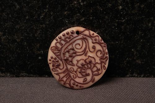 Colgante hecho a mano bisutería de moda elegante adorno para el cuello - MADEheart.com