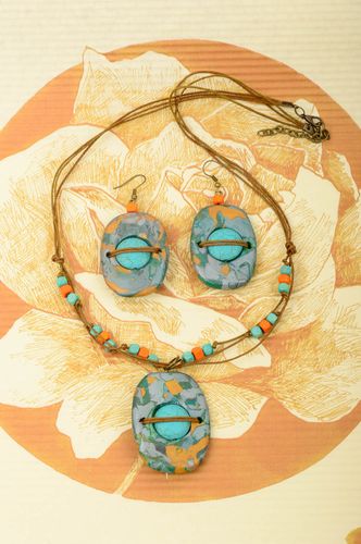 Stylish pendant handmade accessories feminine designer jewelry handmade earrings - MADEheart.com