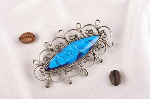 Handmade metal brooch stylish jewelry fashion brooch vintage brooch for women - MADEheart.com