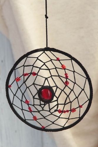Beautiful handmade Indian dreamcatcher the living room interior decorating - MADEheart.com
