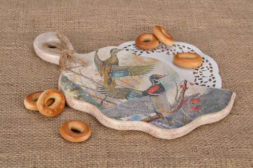 Dekoratives Schneidebrett Wildenten - MADEheart.com