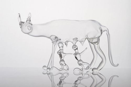 Figura de decoración artesanal elemento decorativo de cristal regalo original - MADEheart.com