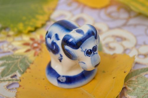 Schaf Figur aus Porzellan handmade kleine Tier Statue tolle Geschenk Idee - MADEheart.com