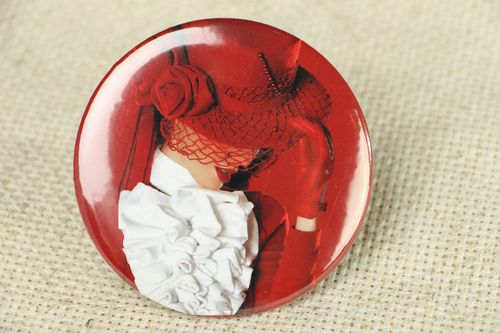 Handmade pocket mirror - MADEheart.com