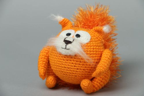 Crochet soft toy Squirrel - MADEheart.com