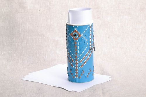 Leather tube  - MADEheart.com