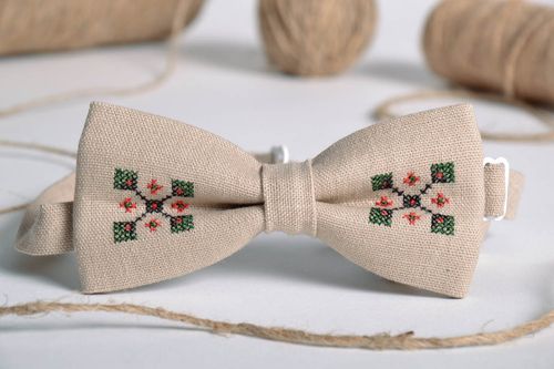 Nœud papillon ethnique fait main - MADEheart.com