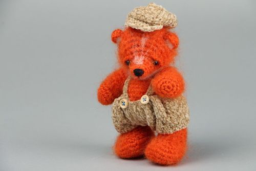 Knitted toy Little fox - MADEheart.com
