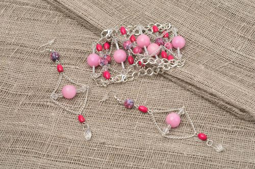 Bracelet fantaisie Boucles doreilles pendantes Bijoux fait main Accessoire mode - MADEheart.com