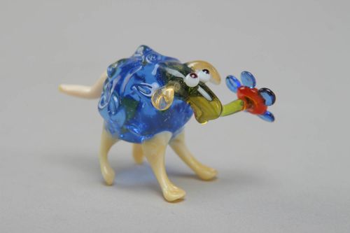 Figura de vidrio lampwork Ovejita  - MADEheart.com