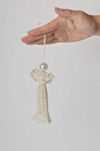 Colgante artesanal para casa decoración de interior Angelito regalo original - MADEheart.com