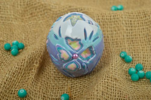 Handmade decorative candle unusual interior decor beautiful paraffin candle - MADEheart.com