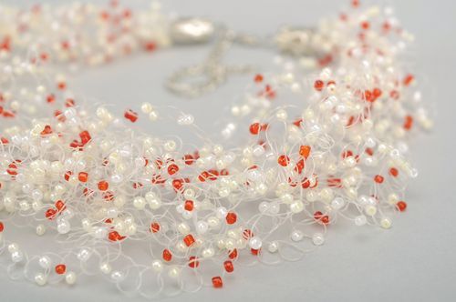 Necklace Poppy dew - MADEheart.com