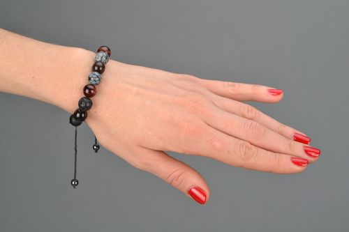 Pulsera original de piedras naturales Noche - MADEheart.com