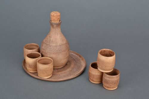 Tabuleiro de cerâmica artesanal  - MADEheart.com