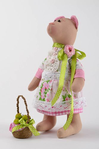 Designer soft handmade toy textile stuffed rag doll unique interior decoration - MADEheart.com