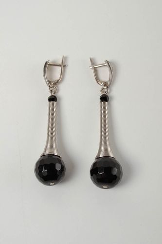 Pendientes hechos a mano de plata bisutería fina regalo original para mujer - MADEheart.com