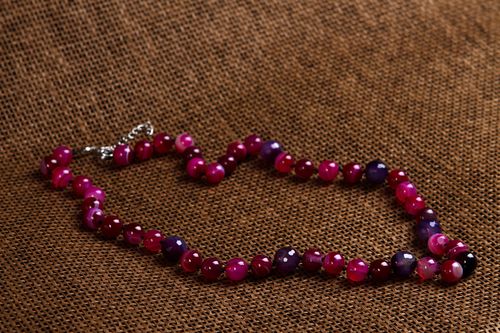 Collar original de piedra natural bisutería artesanal regalo para mujer - MADEheart.com
