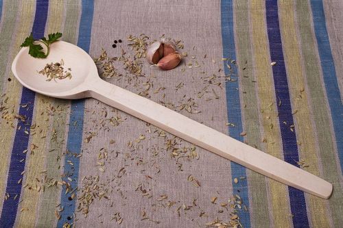 Long wooden spoon - MADEheart.com