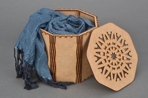 Scrignetto semilavorato fatto a mano scatola per decoupage scrignetto di legno - MADEheart.com