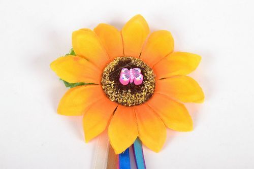 Brooch hairpin Sunflower - MADEheart.com