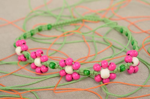 Handmade Collier Kopfband Makramee Technik  - MADEheart.com