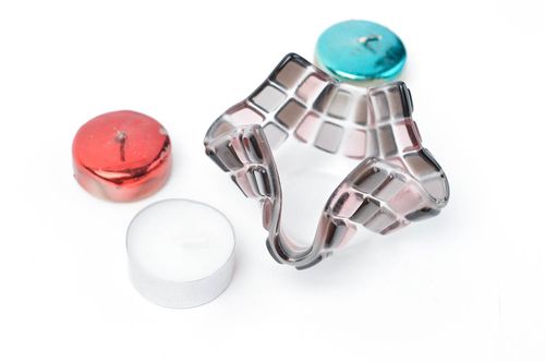 Unusual handmade present decorative stylish candlestick cute home decor - MADEheart.com
