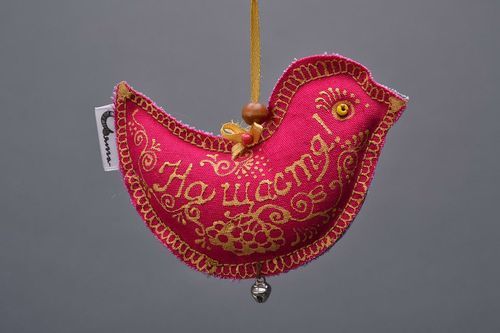 Interior cloth pendant Birdie for luck - MADEheart.com