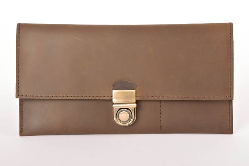 Beautiful handmade leather travel case ticket holder travel organizer ideas - MADEheart.com