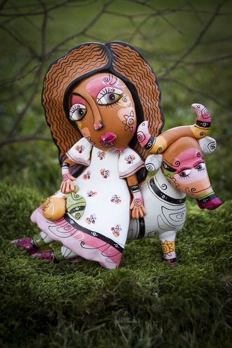 Clay statue - MADEheart.com