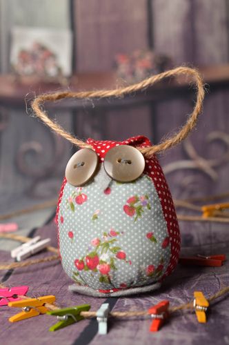 Giocattolo fatto a mano pupazzo di peluche civetta simpatica per la casa - MADEheart.com