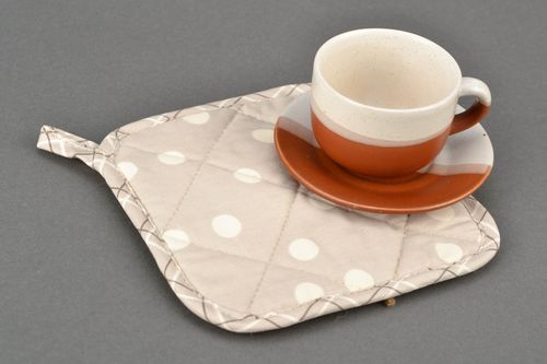 Handmade Topflappen aus Stoff - MADEheart.com