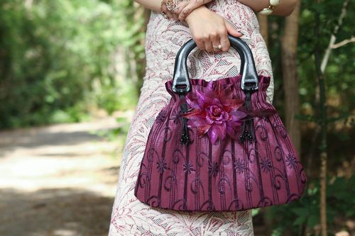 Textile womens bag - MADEheart.com