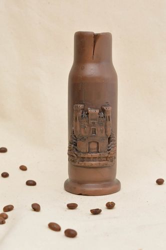 Cartuccia decorativa in ceramica fatta a mano souvenir originale in terracotta - MADEheart.com