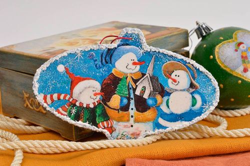 Adorno de árbol navideño artesanal decoración para Navidad regalo especial - MADEheart.com