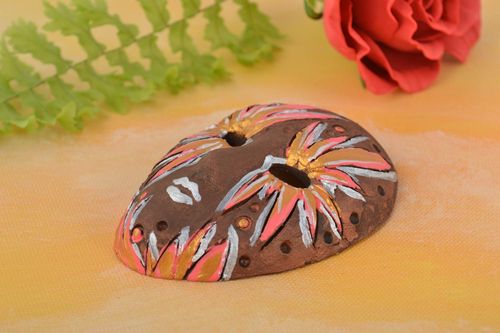 Imán para nevera hecho a mano de arcilla máscara decorativa decoración de cocina - MADEheart.com