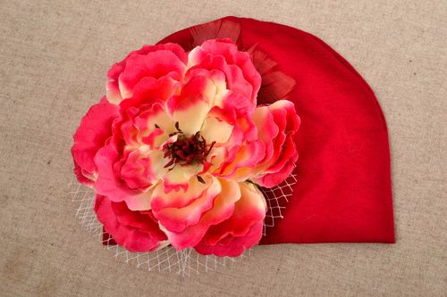 Stylish handmade textile hat womens hat designs head accessories for girls - MADEheart.com