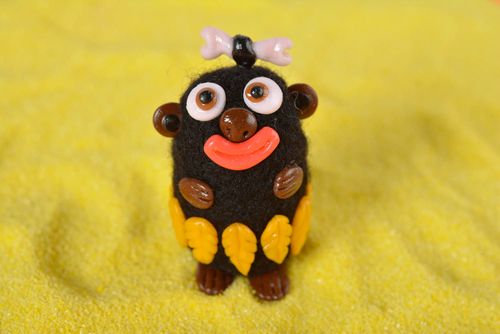 Unusual children toy handmade soft toy indigene stylish interior decor - MADEheart.com
