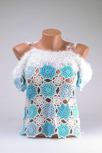 Unusual crochet top - MADEheart.com