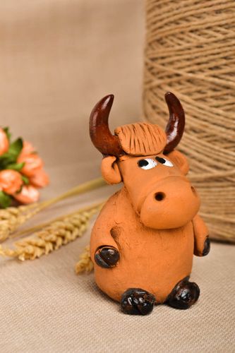 Handmade clay figurine designer statuette decorative use only gift ideas - MADEheart.com