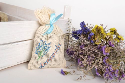 Handmade sachet bag lavender sachet home decor aroma therapy unique gifts - MADEheart.com