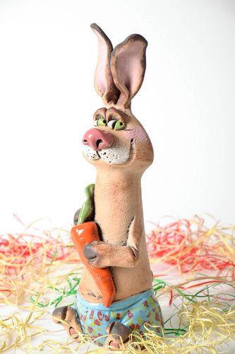 Salvadanaio in ceramica fatto a mano salvadanaio originale dipinto a mano - MADEheart.com