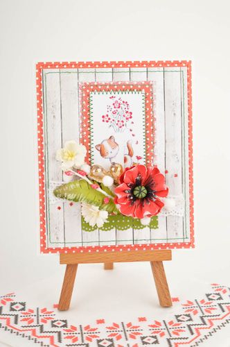 Tarjeta de felicitación hecha a mano postal hecha a mano regalo original - MADEheart.com