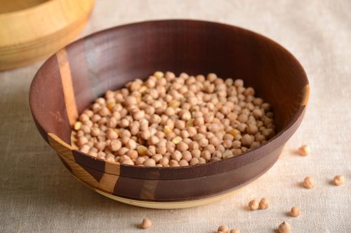 Assiette creuse en bois faite main Bol original rond grand Cadeau femme - MADEheart.com