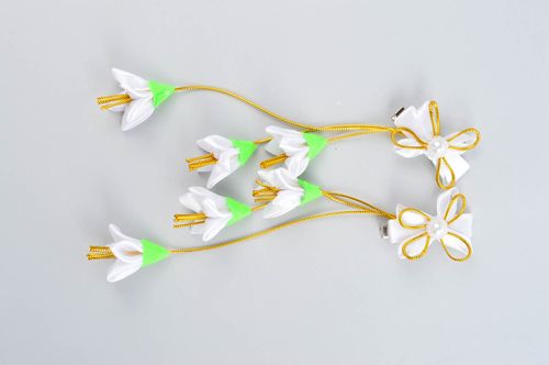 Barrettes pour cheveux enfant Accessoire fait main Cadeau original pour fille - MADEheart.com